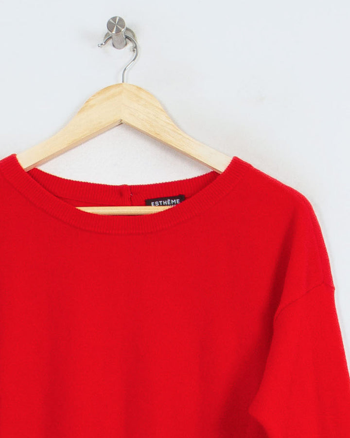 AUTRES COL ROND ROUGE - Taille S (36)