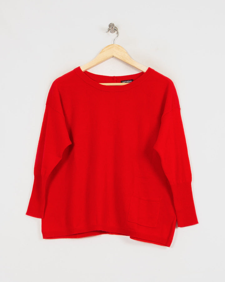 AUTRES COL ROND ROUGE - Taille S (36)