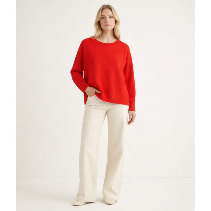 AUTRES COL ROND ROUGE - Taille S (36)