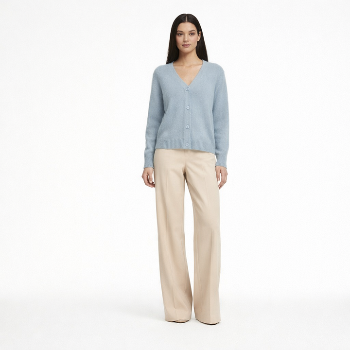 AUTRES CARDIGAN BLEU - Taille L (40)