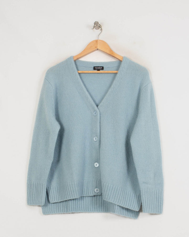 AUTRES CARDIGAN BLEU - Taille L (40)