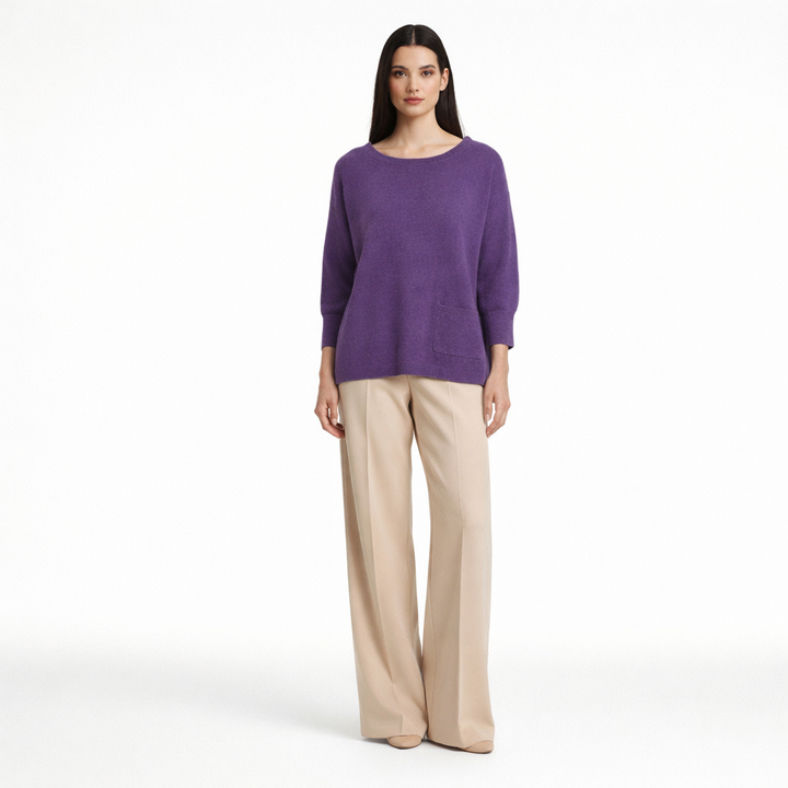AUTRES COL ROND VIOLET - Taille L (40)