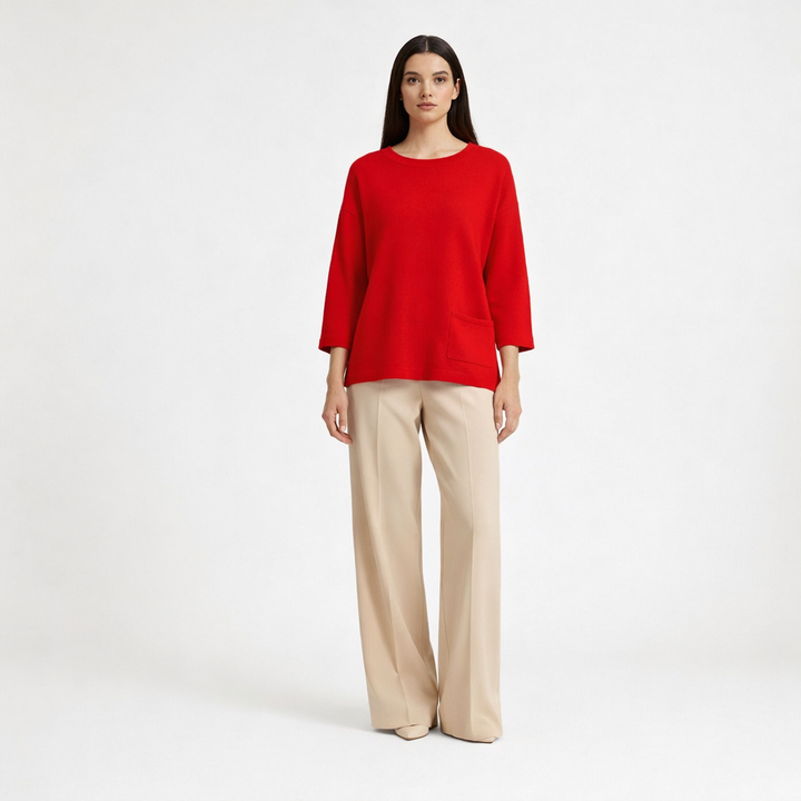 AUTRES COL ROND ROUGE - Taille M (38)