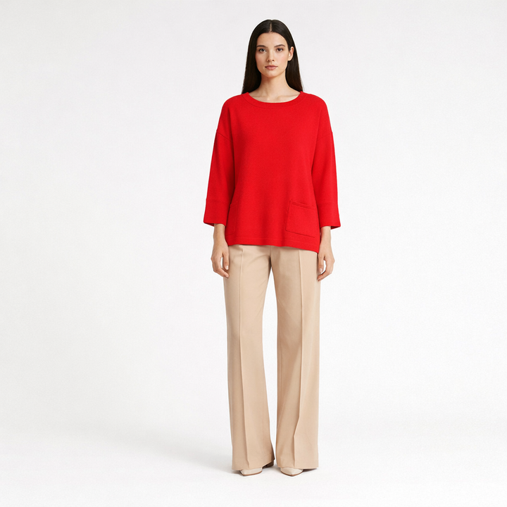 AUTRES COL ROND ROUGE - Taille M (38)
