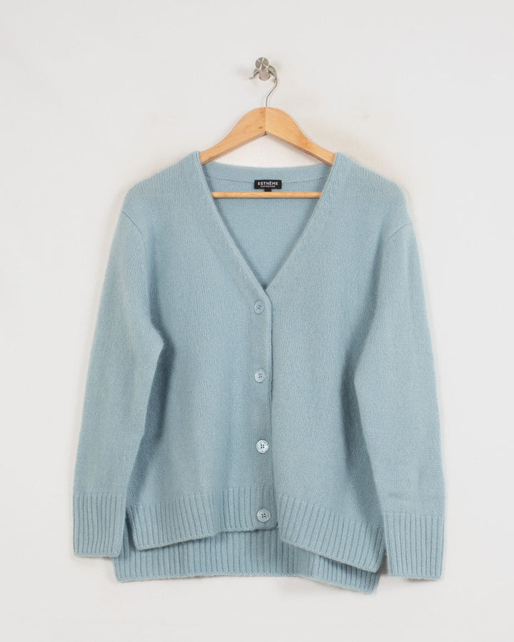 AUTRES CARDIGAN BLEU - Taille L (40)