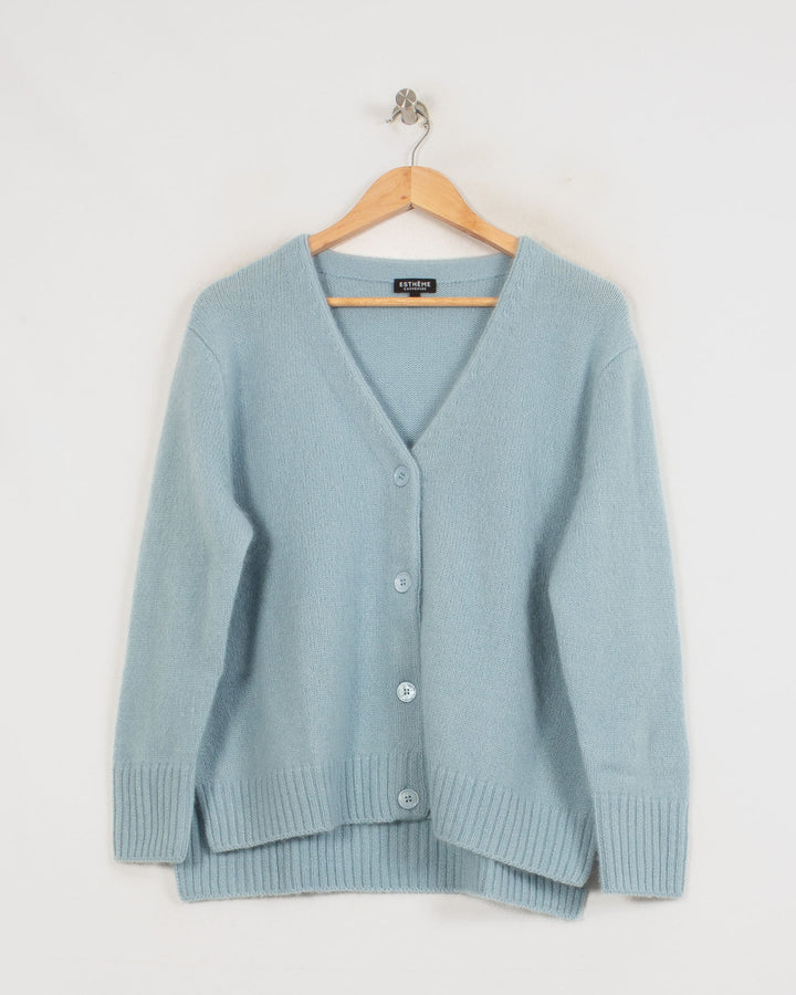 AUTRES CARDIGAN BLEU - Taille L (40)