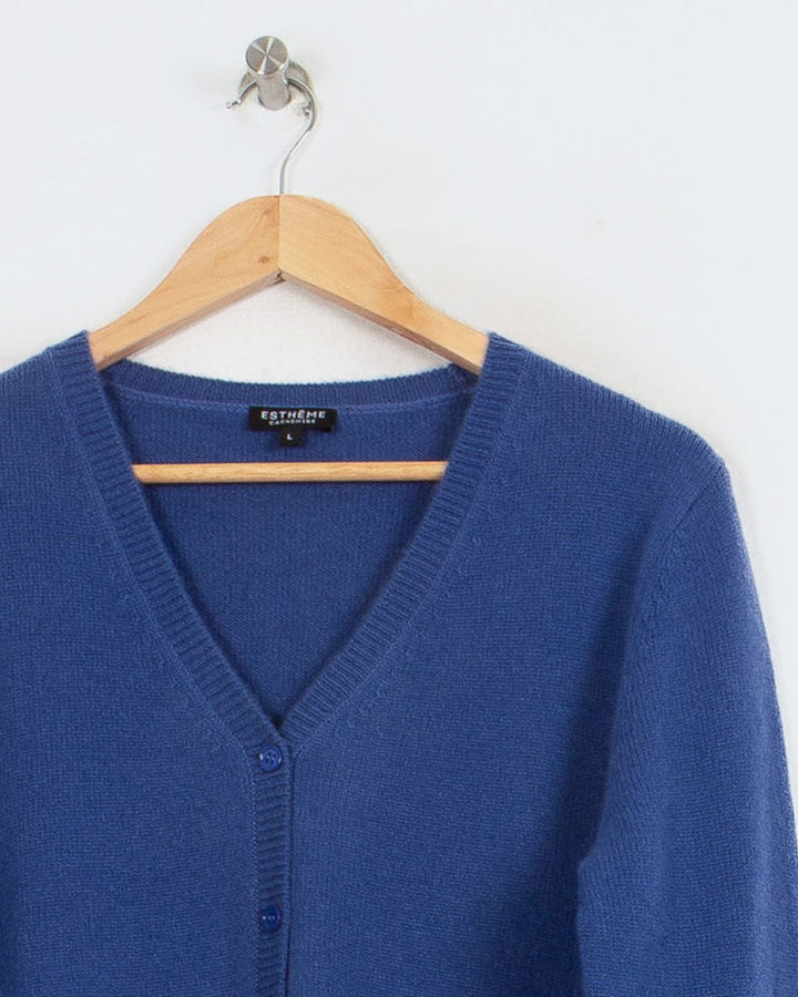 AUTRES CARDIGAN BLEU - Taille L (40)