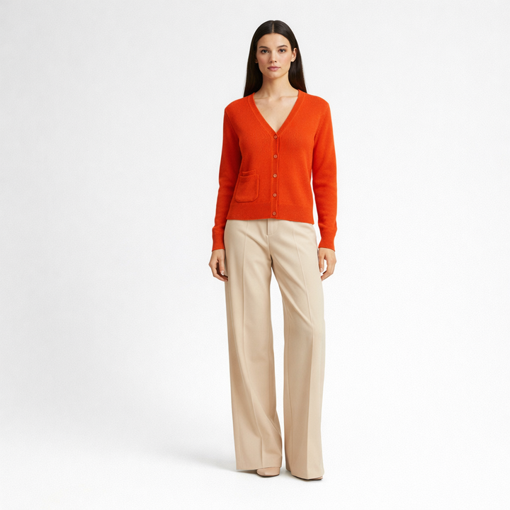 AUTRES CARDIGAN ORANGE - Taille XS (34)