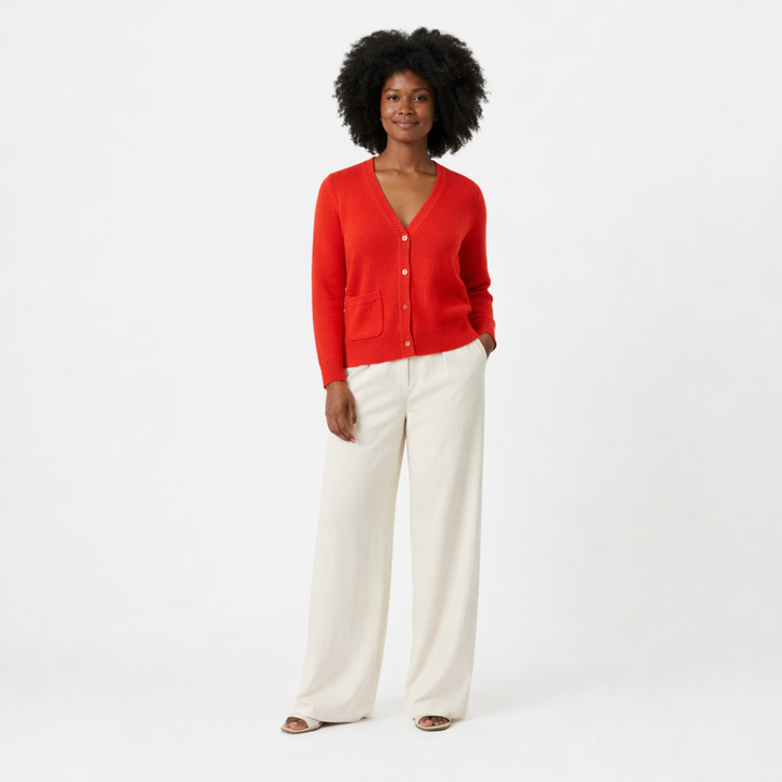 AUTRES CARDIGAN ORANGE - Taille XS (34)