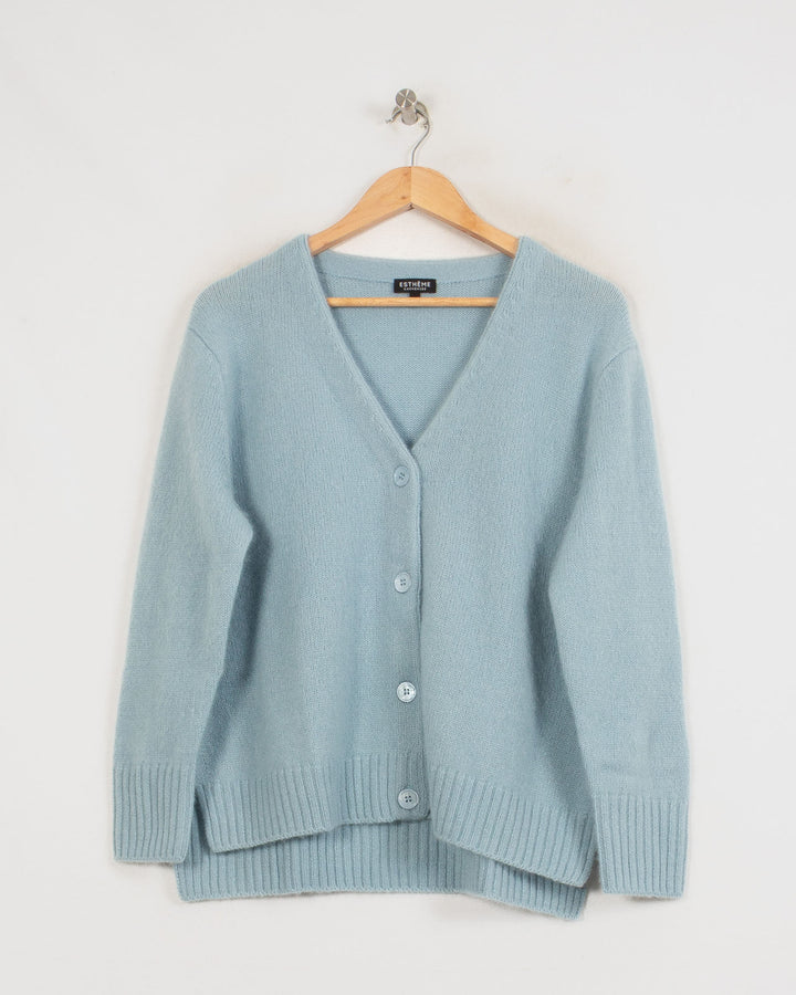 AUTRES CARDIGAN BLEU - Taille L (40)