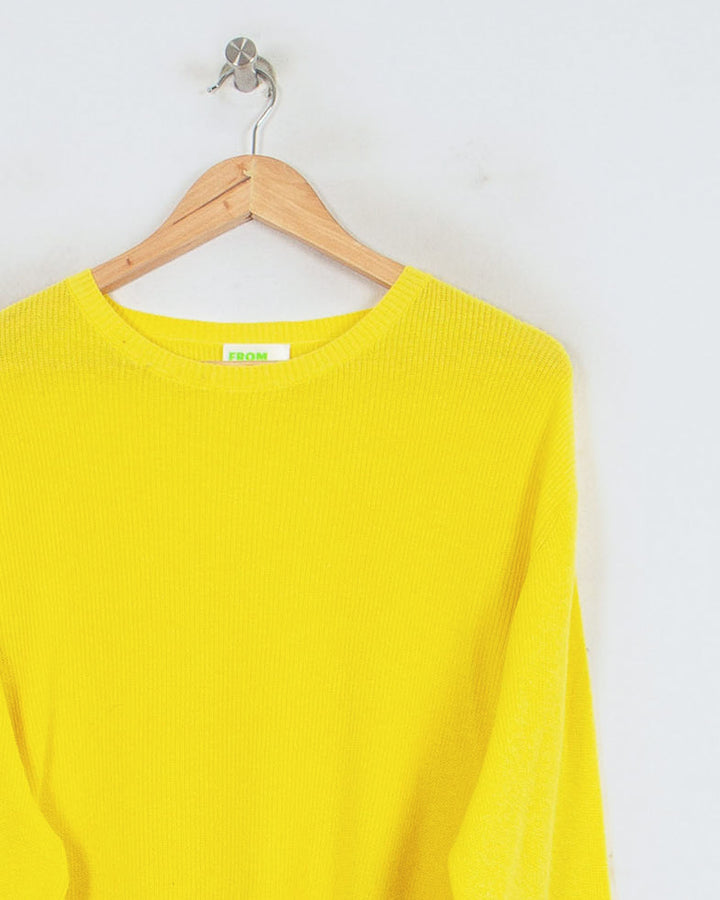 FROM FUTURE COL ROND JAUNE - Taille XL (42)