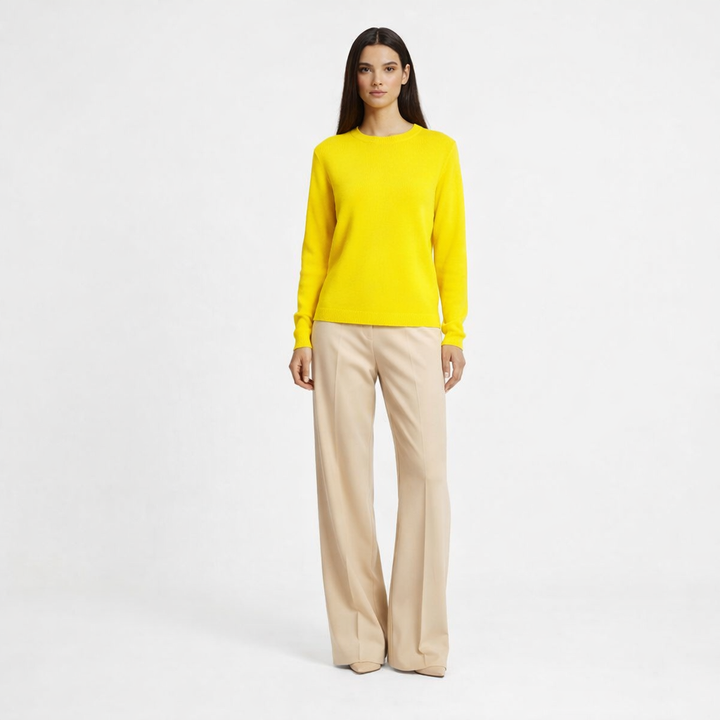 FROM FUTURE COL ROND JAUNE - Taille XL (42)