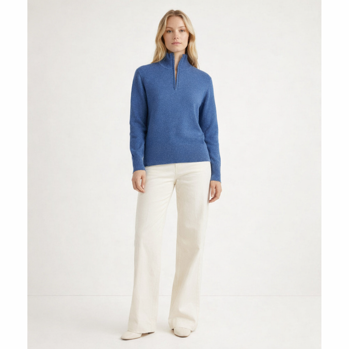 AUTRES COL ROND BLEU - Taille L (40)
