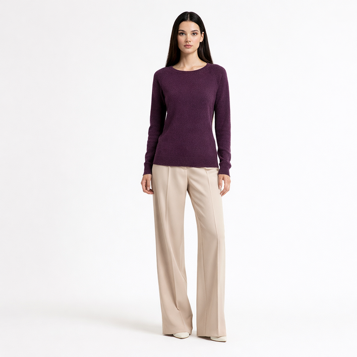 ERIC BOMPARD COL ROND VIOLET - Taille M (38)