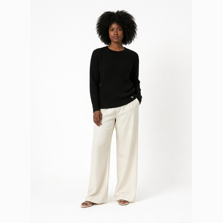 ZADIG & VOLTAIRE COL ROND NOIR - Taille S (36)