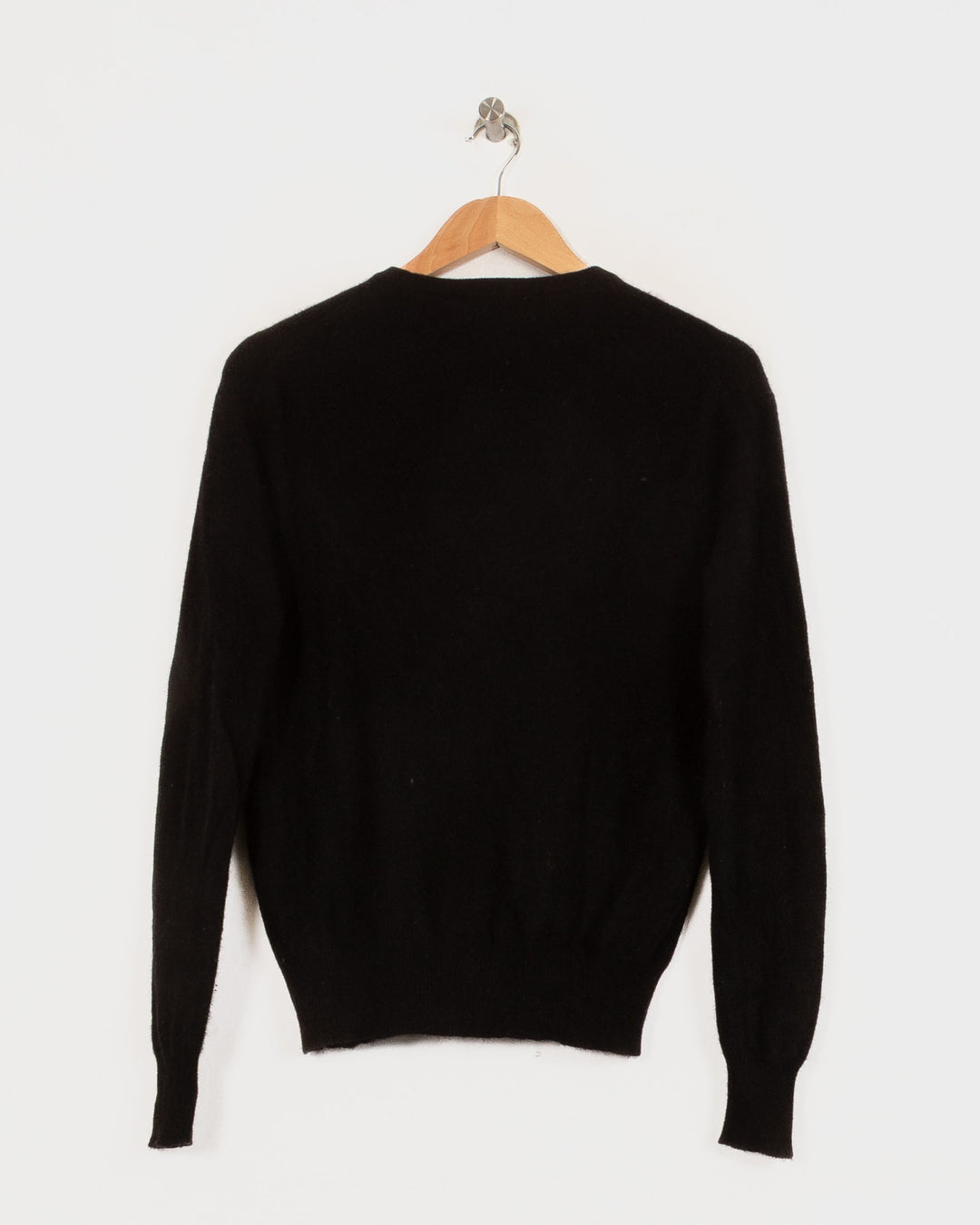 JUST CASHMERE COL ROND NOIR - Taille S (36)