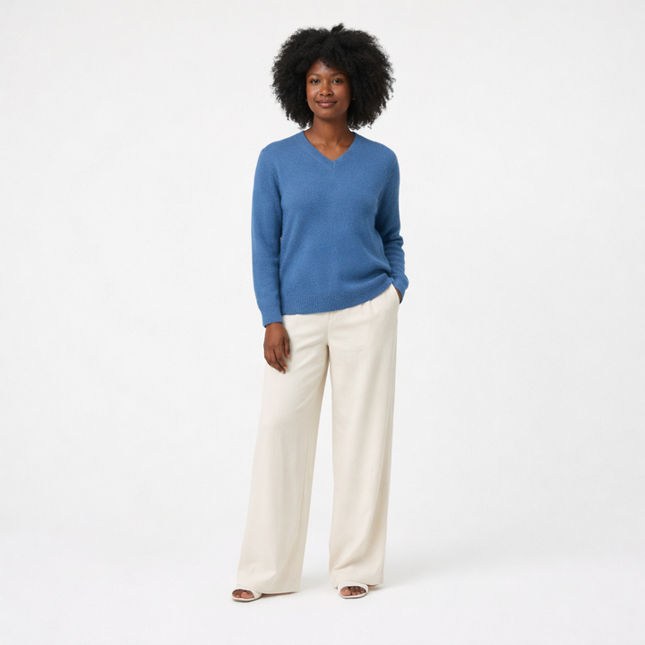 FROM FUTURE COL V BLEU - Taille XS (34)