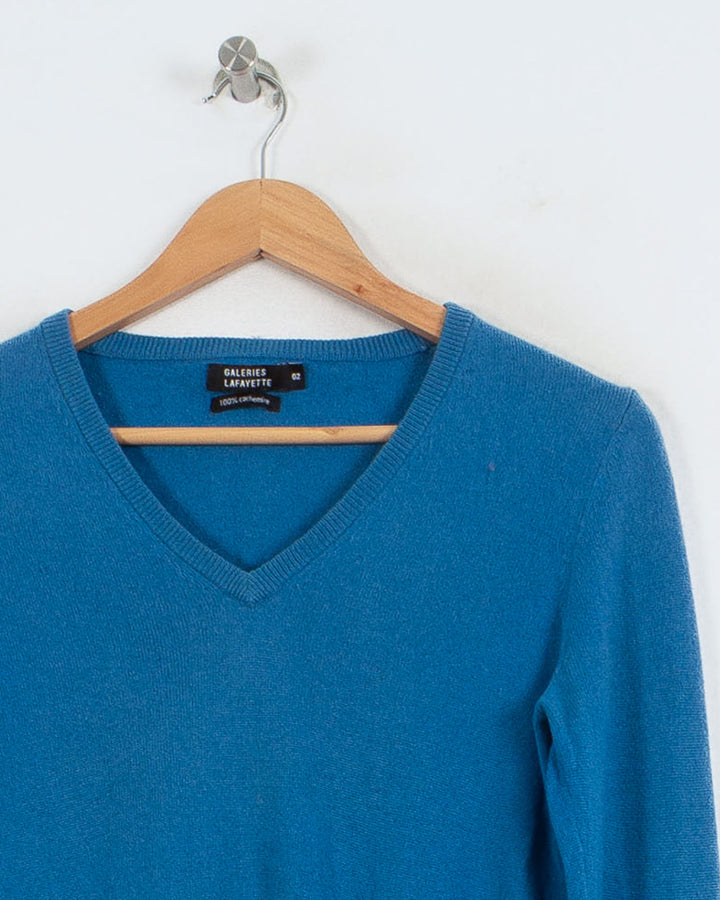 GALERIES LAFAYETTES COL V BLEU - Taille M (38)