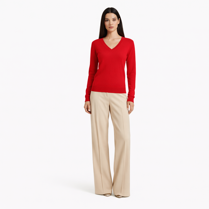 ERIC BOMPARD COL V ROUGE - Taille S (36)