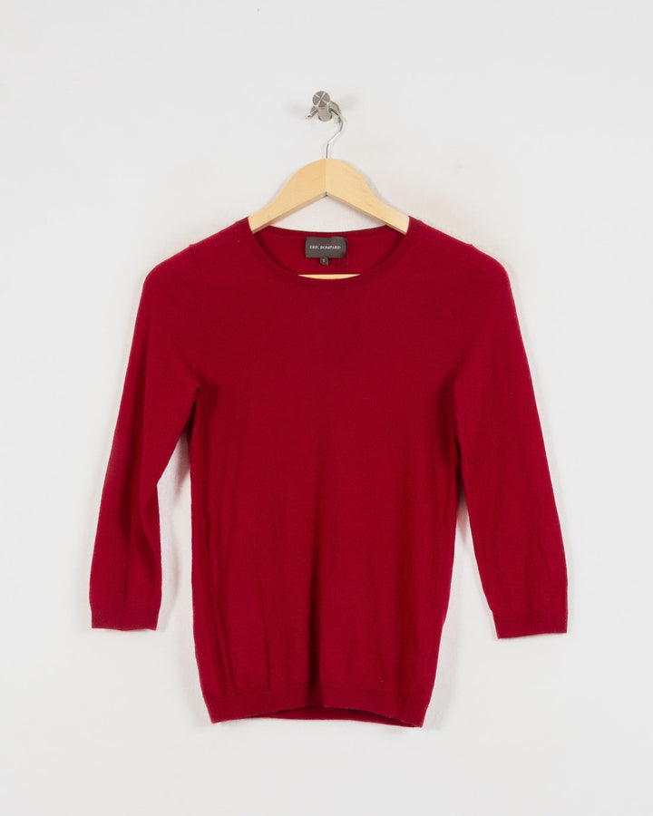 ERIC BOMPARD COL ROND BORDEAUX - Taille S (36)