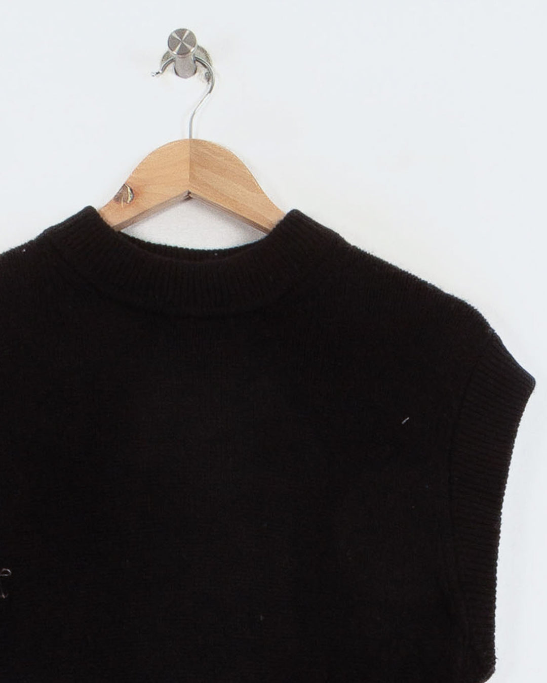GALERIES LAFAYETTES COL ROND NOIR - Taille M (38)