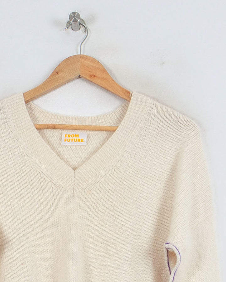 FROM FUTURE COL V BEIGE - Taille M (38)