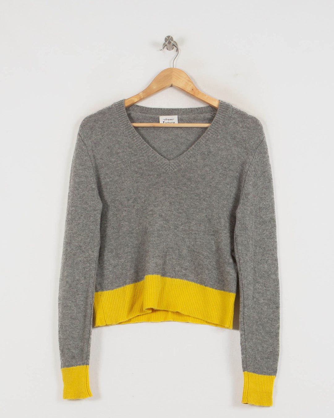 FROM FUTURE COL V GRIS - Taille M (38)