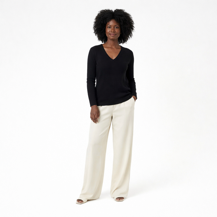 ERIC BOMPARD COL V BLEU - Taille S (36)
