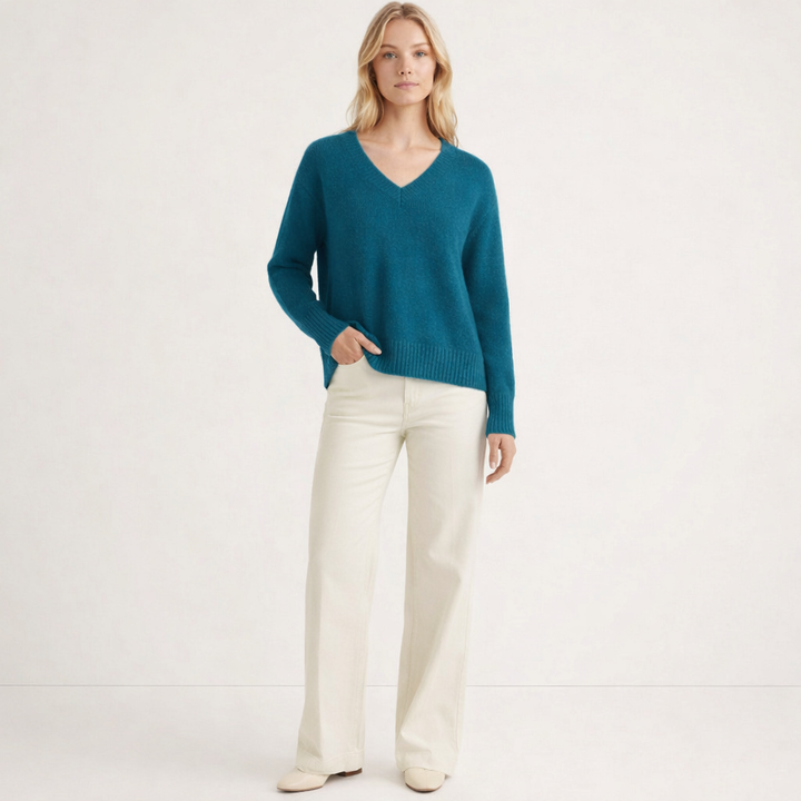 ONLY MINE COL V BLEU - Taille L (40)