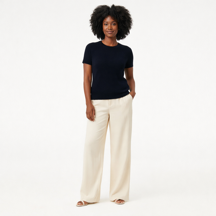 ERIC BOMPARD COL ROND BLEU - Taille M (38)