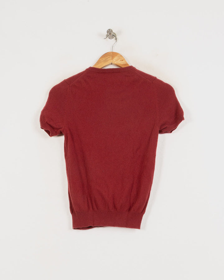 ERIC BOMPARD COL ROND BORDEAUX - Taille S (36)