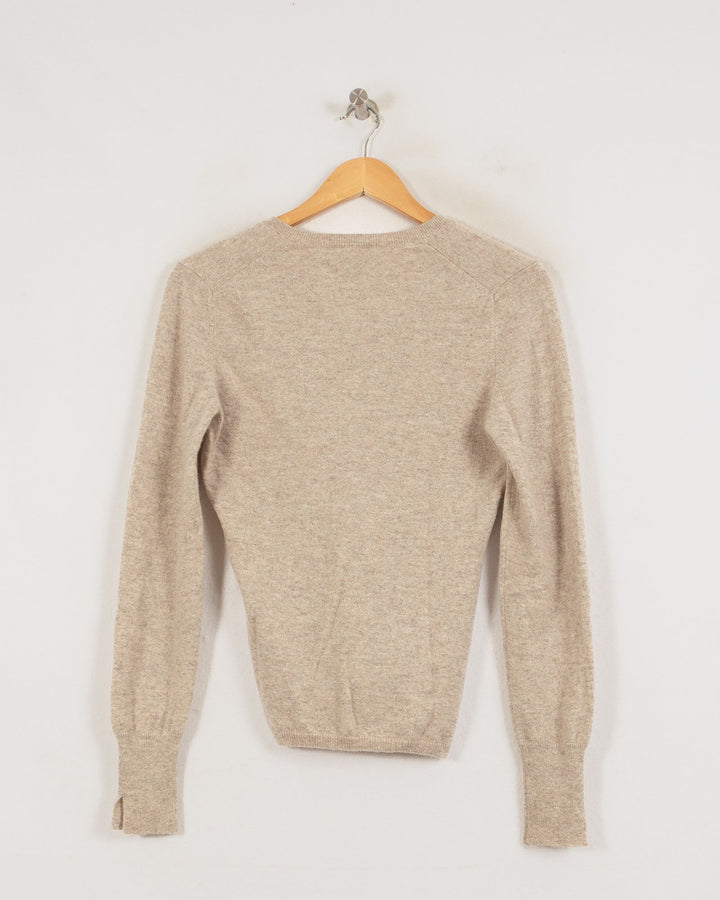 ERIC BOMPARD COL V BEIGE - Taille M (38)