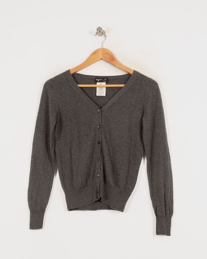 AGNES B CARDIGAN GRIS - Taille M (38)