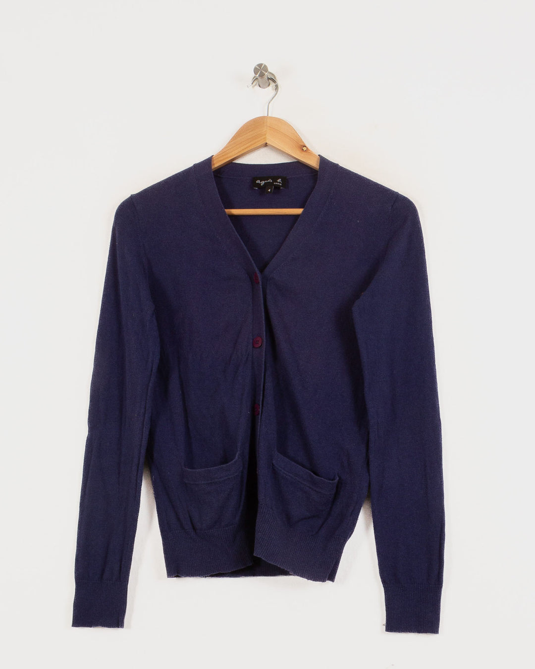 AGNES B CARDIGAN BLEU - Taille S (36)