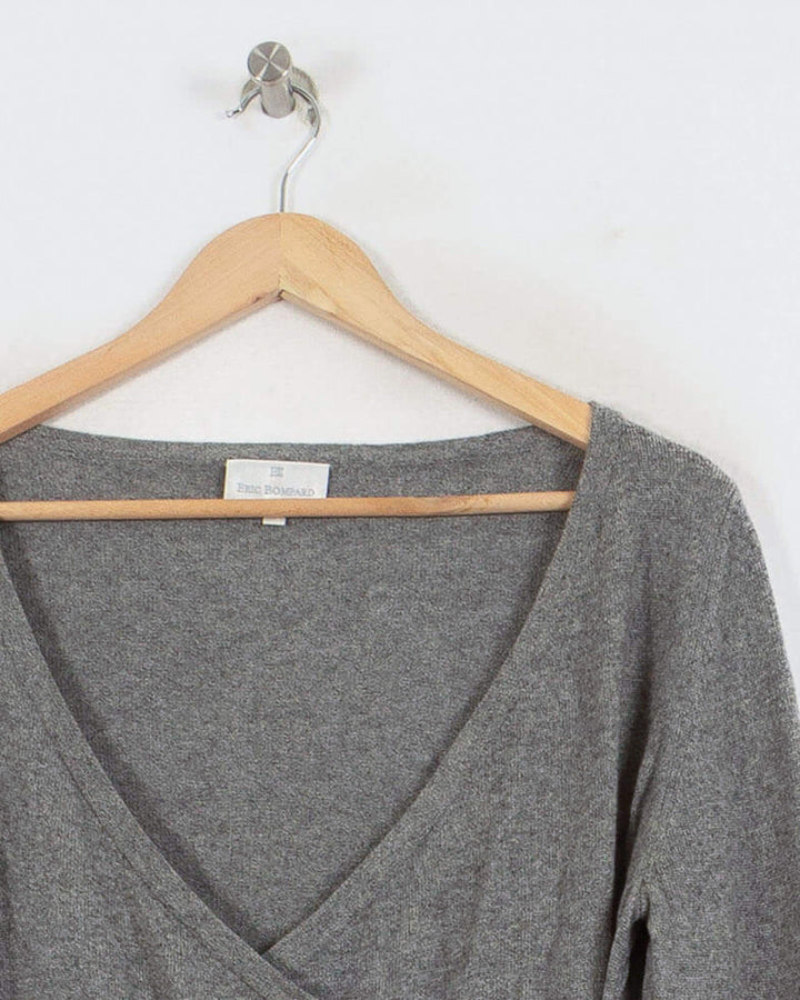 ERIC BOMPARD CARDIGAN GRIS - Taille L (40)