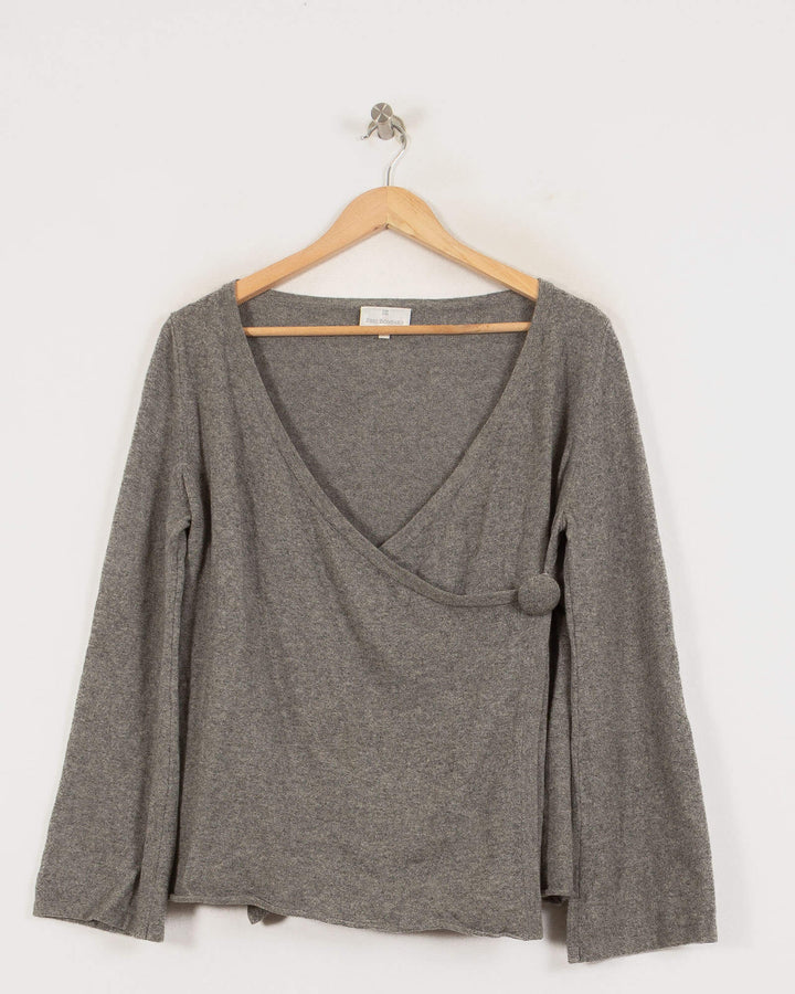 ERIC BOMPARD CARDIGAN GRIS - Taille L (40)