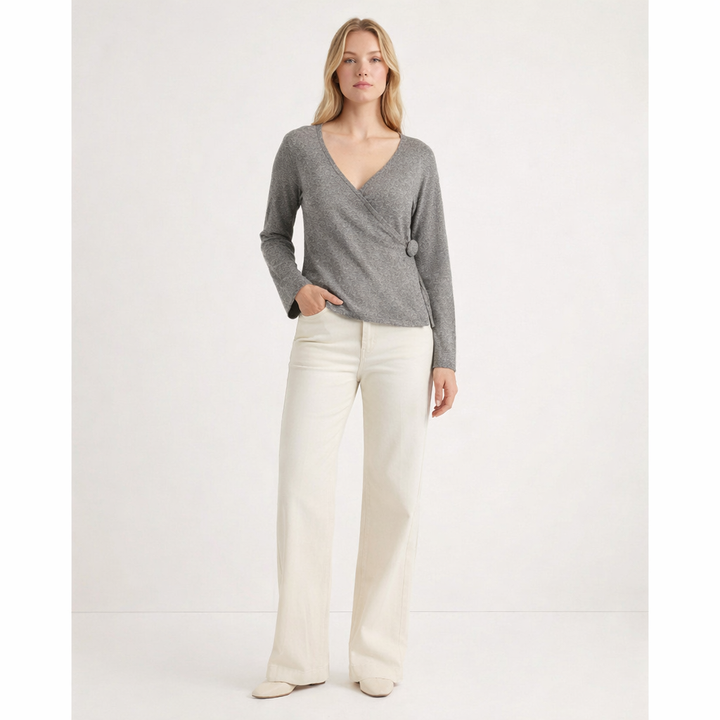 ERIC BOMPARD CARDIGAN GRIS - Taille L (40)