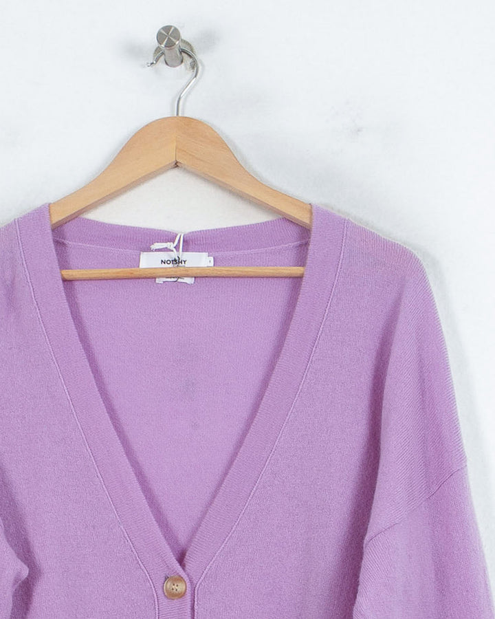 NOT SHY CARDIGAN VIOLET - Taille S (36)