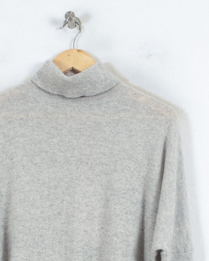 ABSOLUT CASHMERE COL ROULÉ GRIS - Taille S (36)