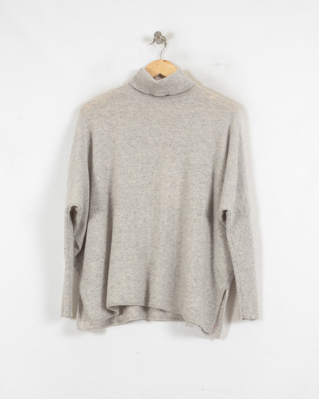 ABSOLUT CASHMERE COL ROULÉ GRIS - Taille S (36)