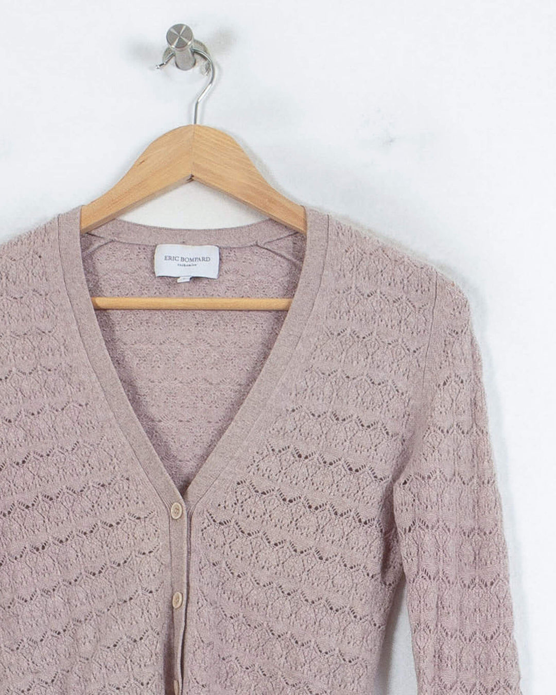 ERIC BOMPARD CARDIGAN BEIGE - Taille S (36)