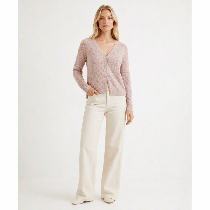 ERIC BOMPARD CARDIGAN BEIGE - Taille S (36)