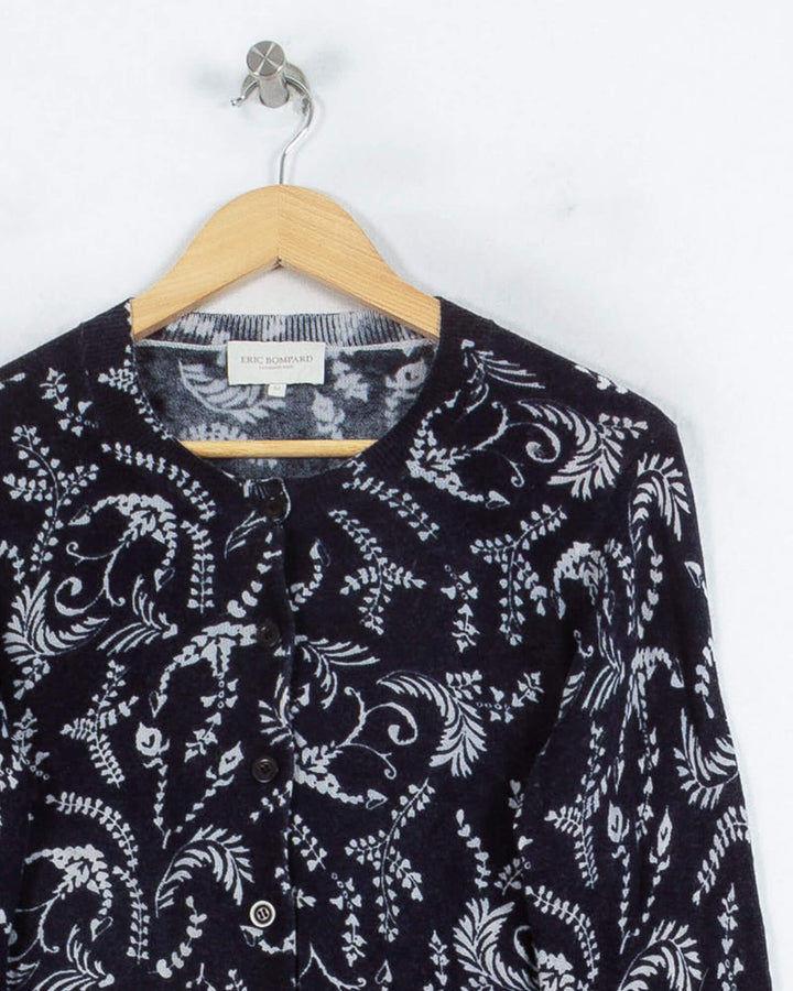 ERIC BOMPARD CARDIGAN BLEU - Taille M (38)