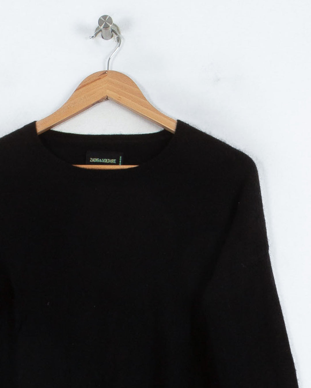 ZADIG & VOLTAIRE COL ROND NOIR - Taille M (38)