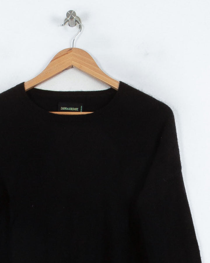 ZADIG & VOLTAIRE COL ROND NOIR - Taille M (38)