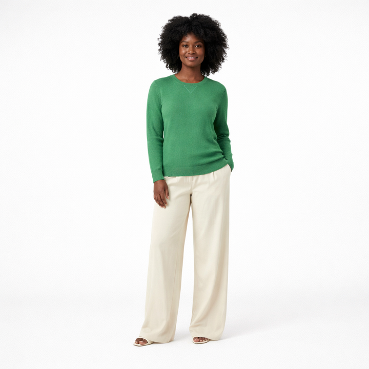 ERIC BOMPARD COL ROND VERT - Taille S (36)
