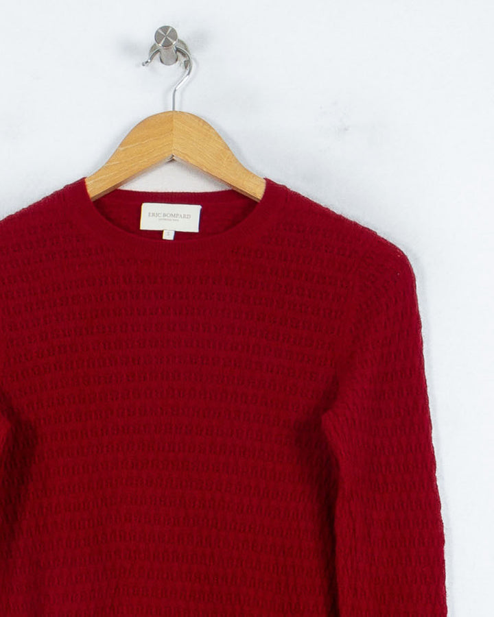 ERIC BOMPARD COL ROND BORDEAUX - Taille S (36)