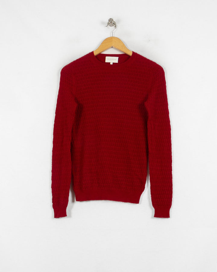 ERIC BOMPARD COL ROND BORDEAUX - Taille S (36)