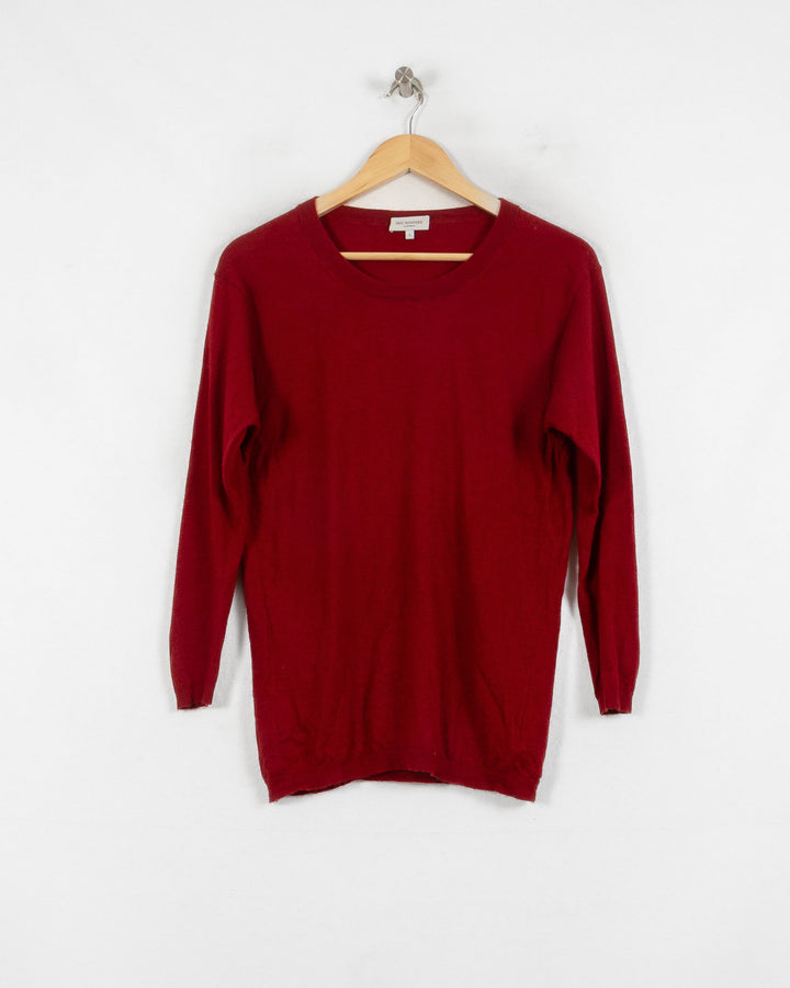 ERIC BOMPARD COL ROND BORDEAUX - Taille S (36)