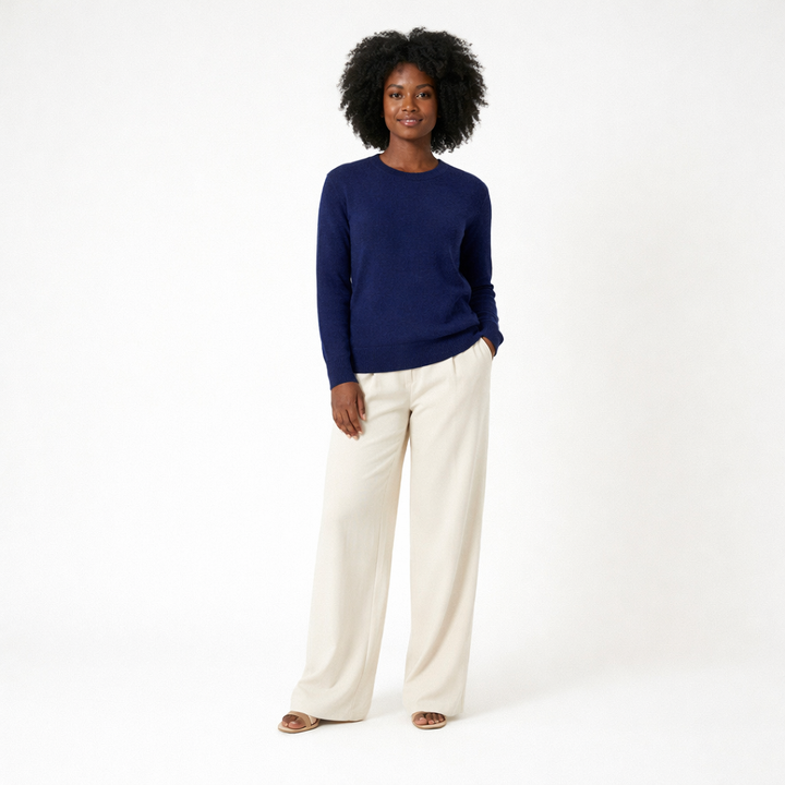 GALERIES LAFAYETTES COL ROND BLEU - Taille M (38)